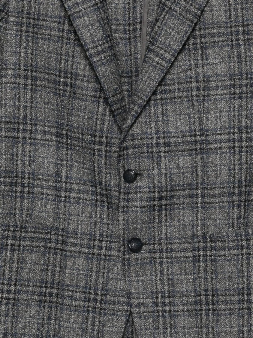 Tagliatore Plaid Tailored Jacket With Notch Lapels
