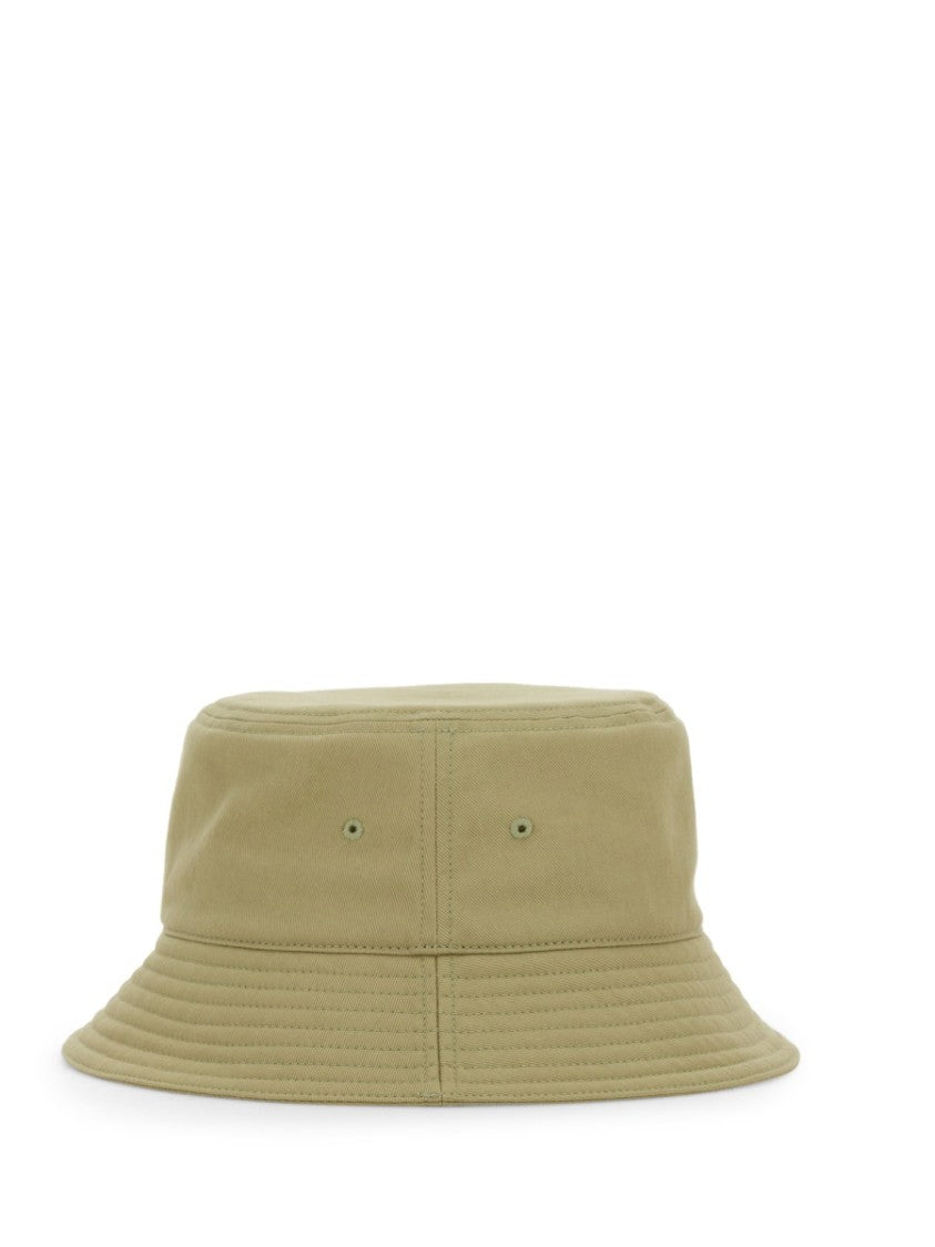 Burberry Wide Brim Cotton Bucket Hat