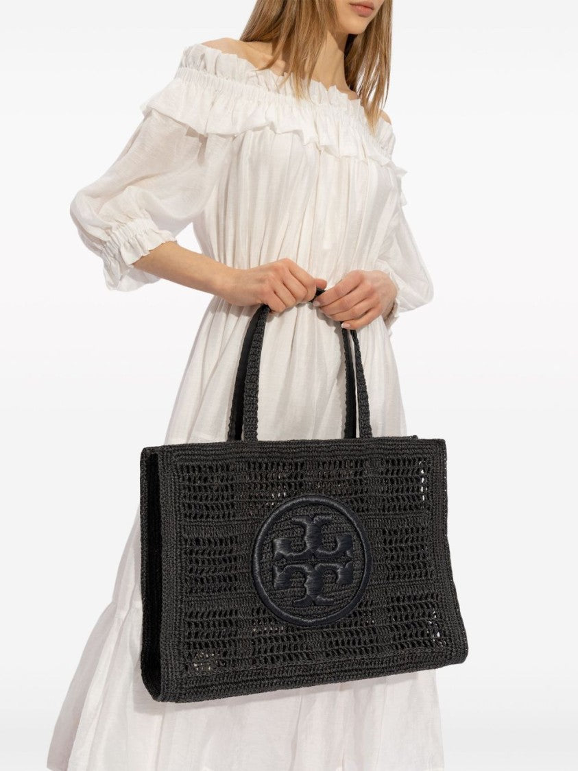 Tory Burch Woven Raffia Tote Bag