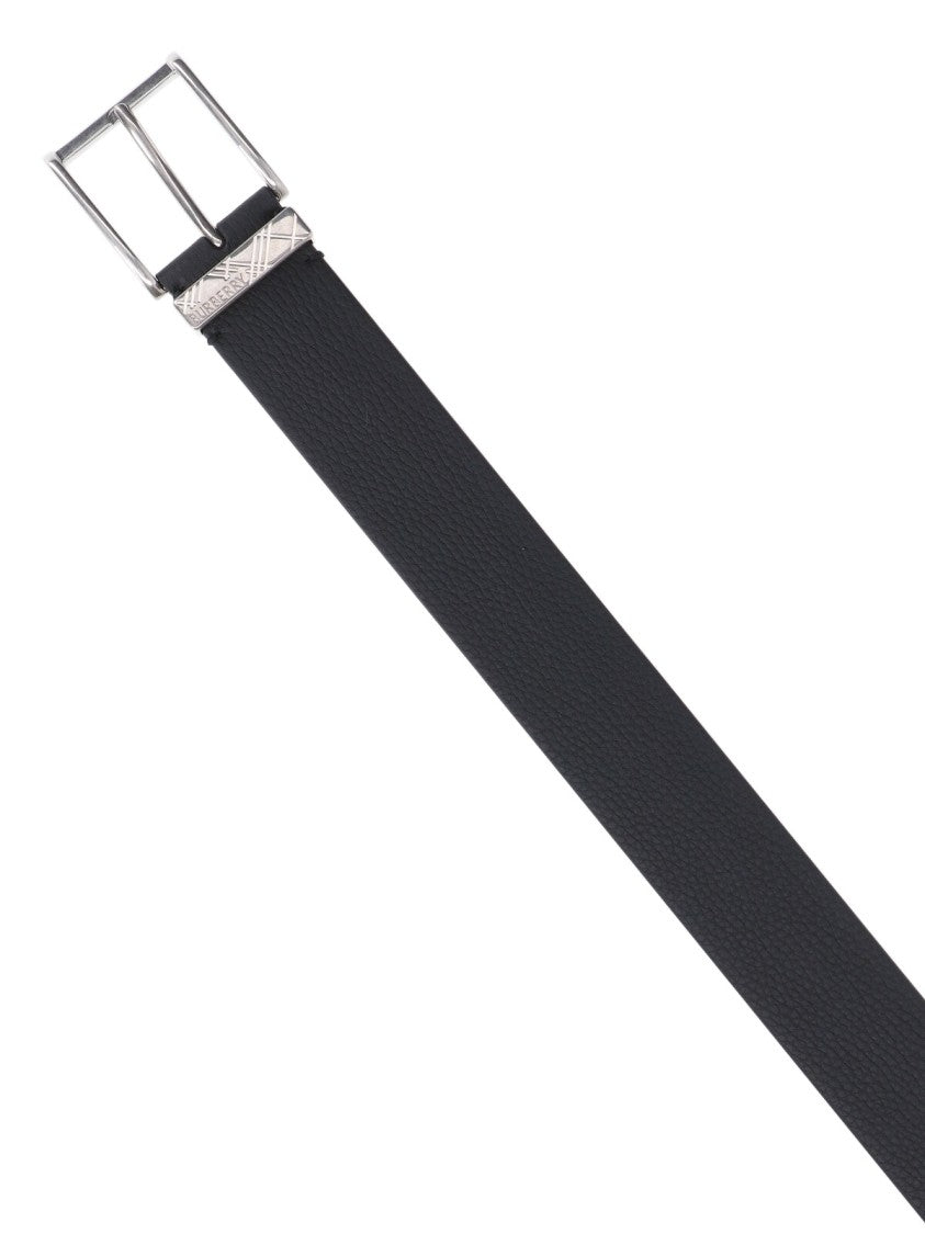 Burberry Check Belt – Black