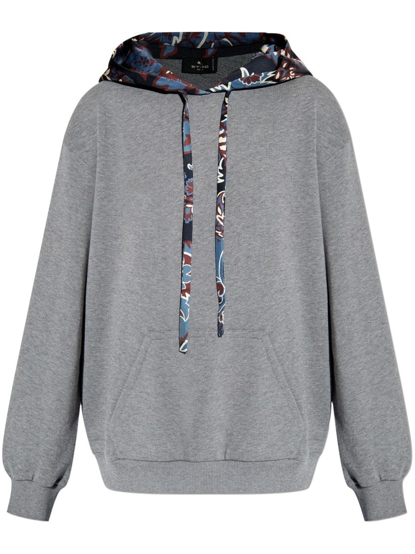 Etro Contasting-Hood Cotton Hoodie