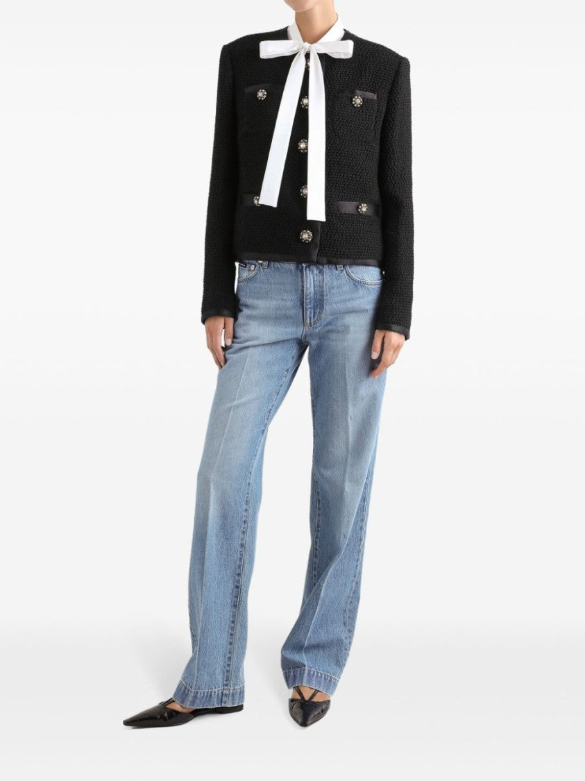 Dolce & Gabbana Straight-Leg Denim Trousers With Timeless Appeal