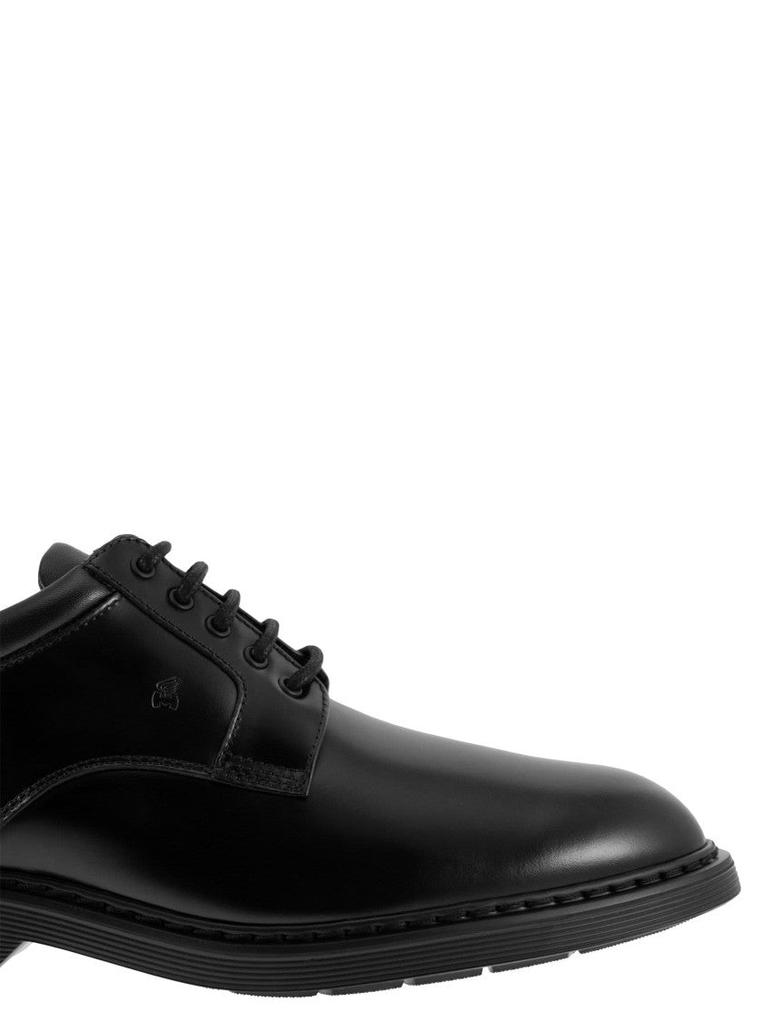 Hogan H576 - Derby Lace-Ups With Rubber Bottom
