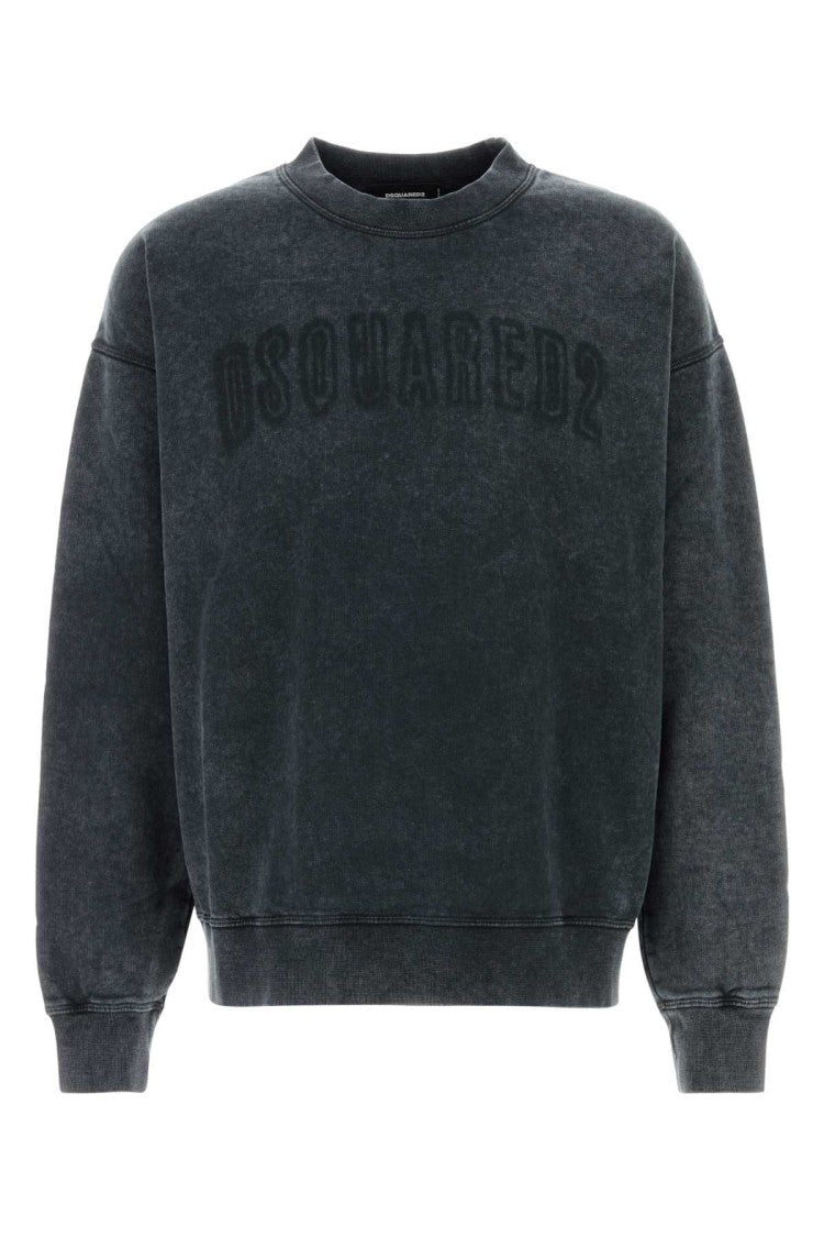 Dsquared2 Graphite Cotton Sweatshirt