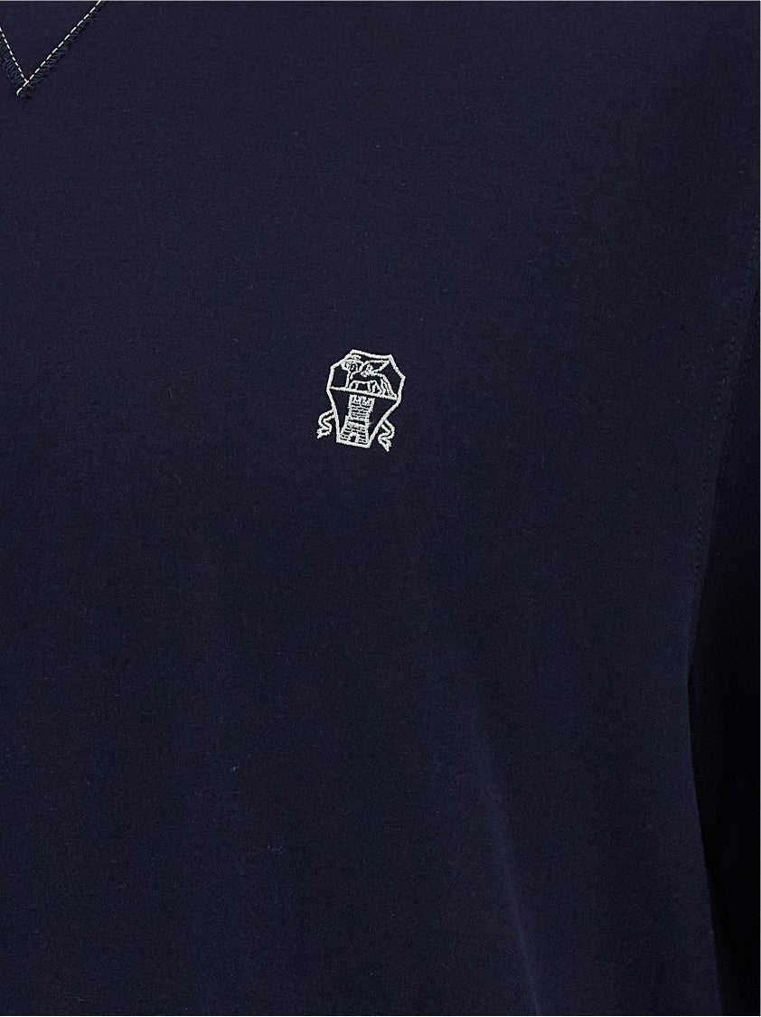 Brunello Cucinelli Double Layer T-Shirt