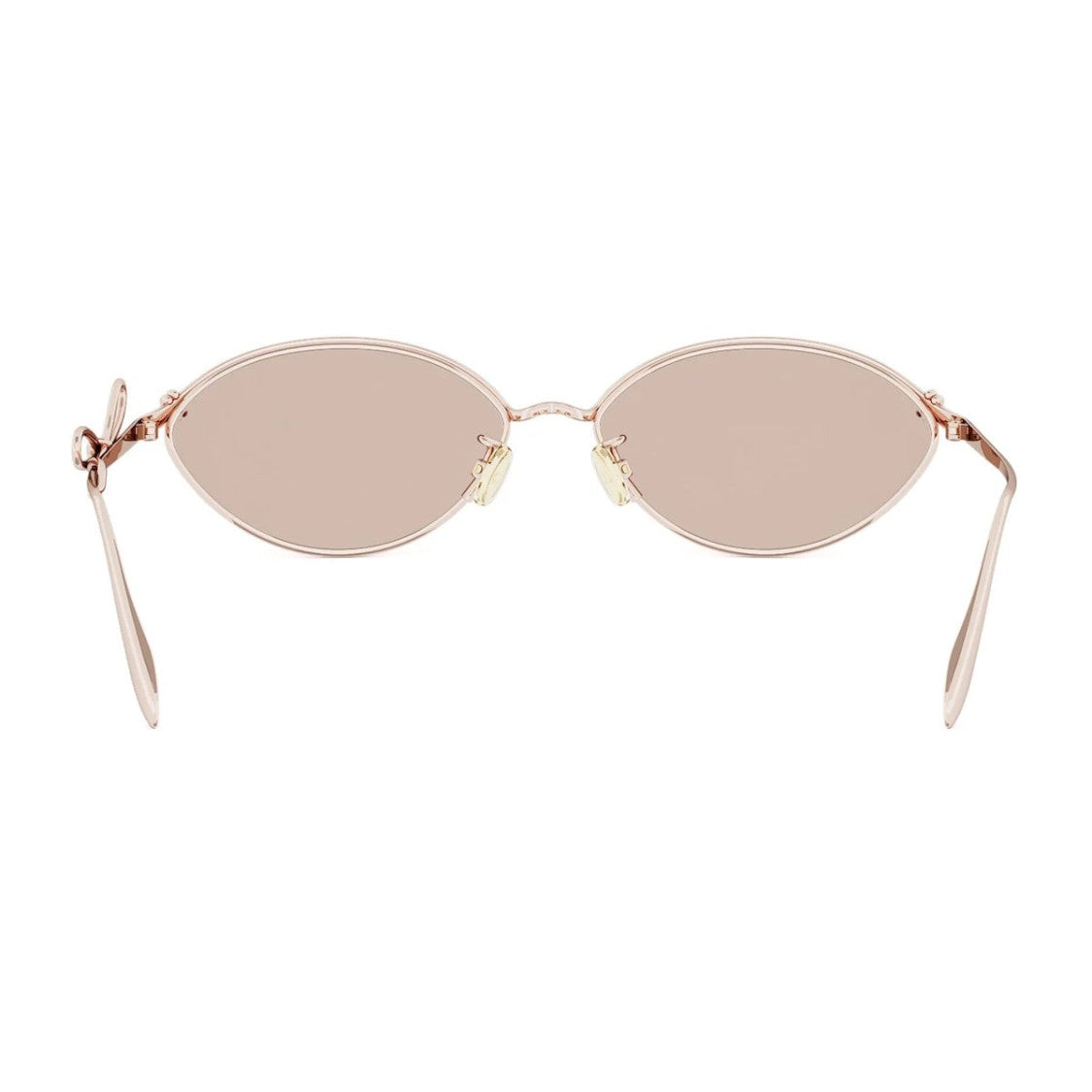 Dior Dior Bow R1u Oval Sunglasses With Delicate Metal Accents