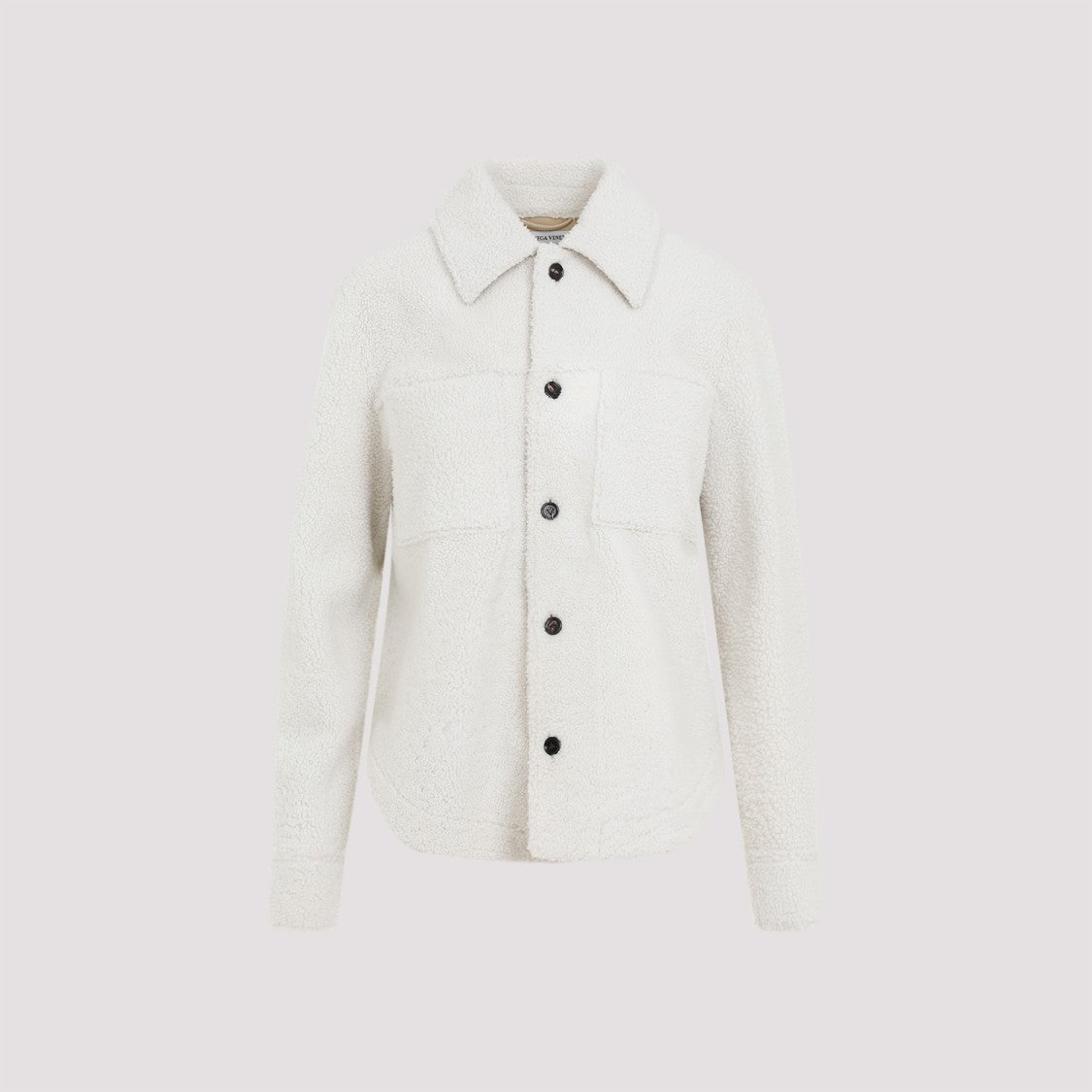 Bottega Veneta White Shearling Jacket