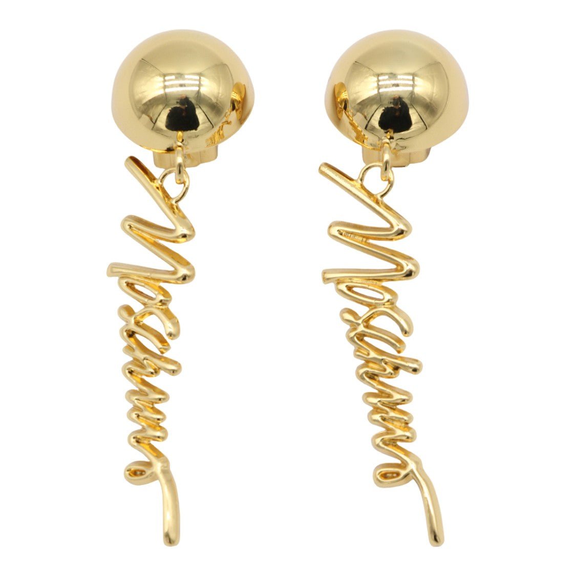 Moschino Bijoux Golden Statement Jewelry With Intricate Detailing