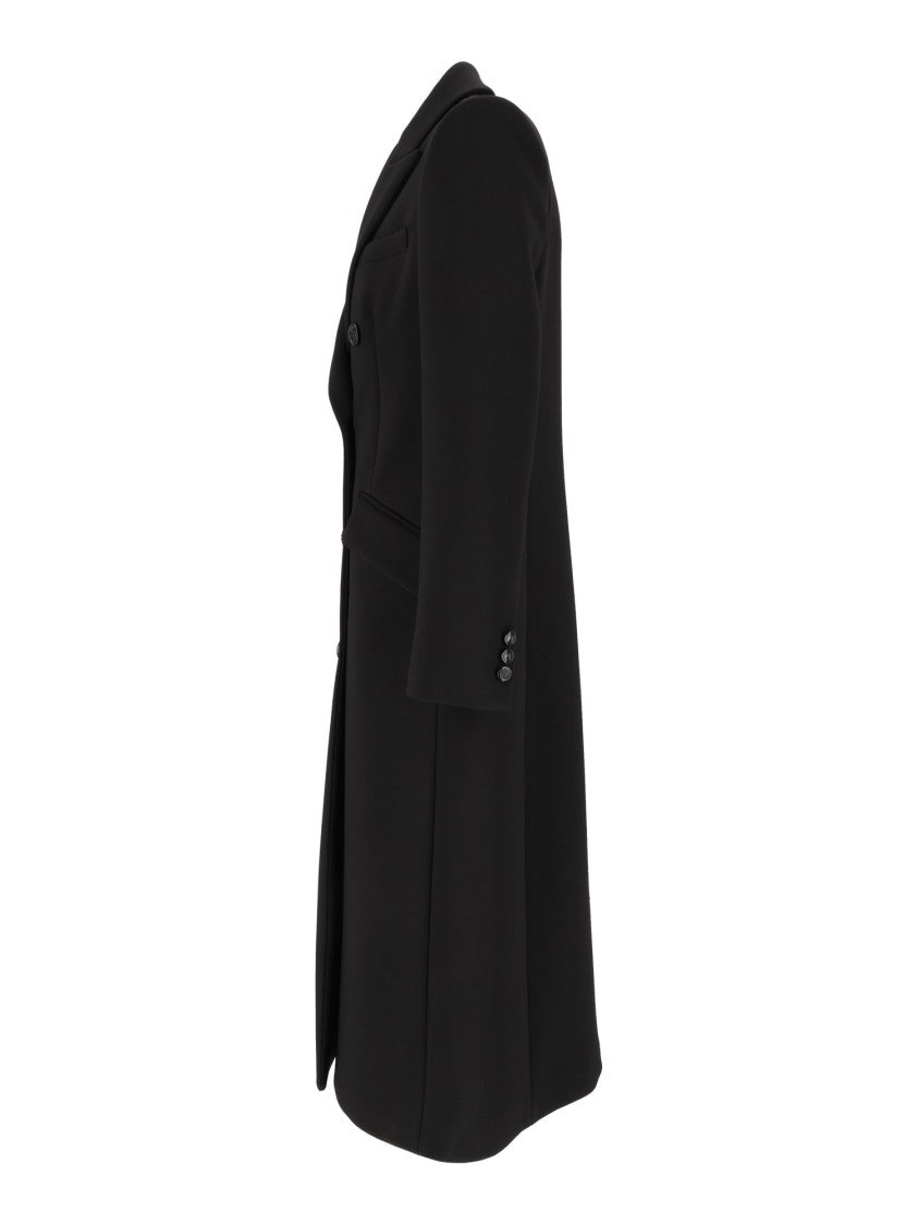 Elisabetta Franchi Double-Breasted Structured Coat