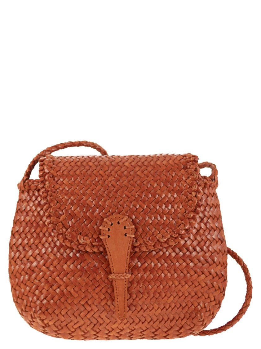 Dragon Mini City Bag - Woven Leather Bag
