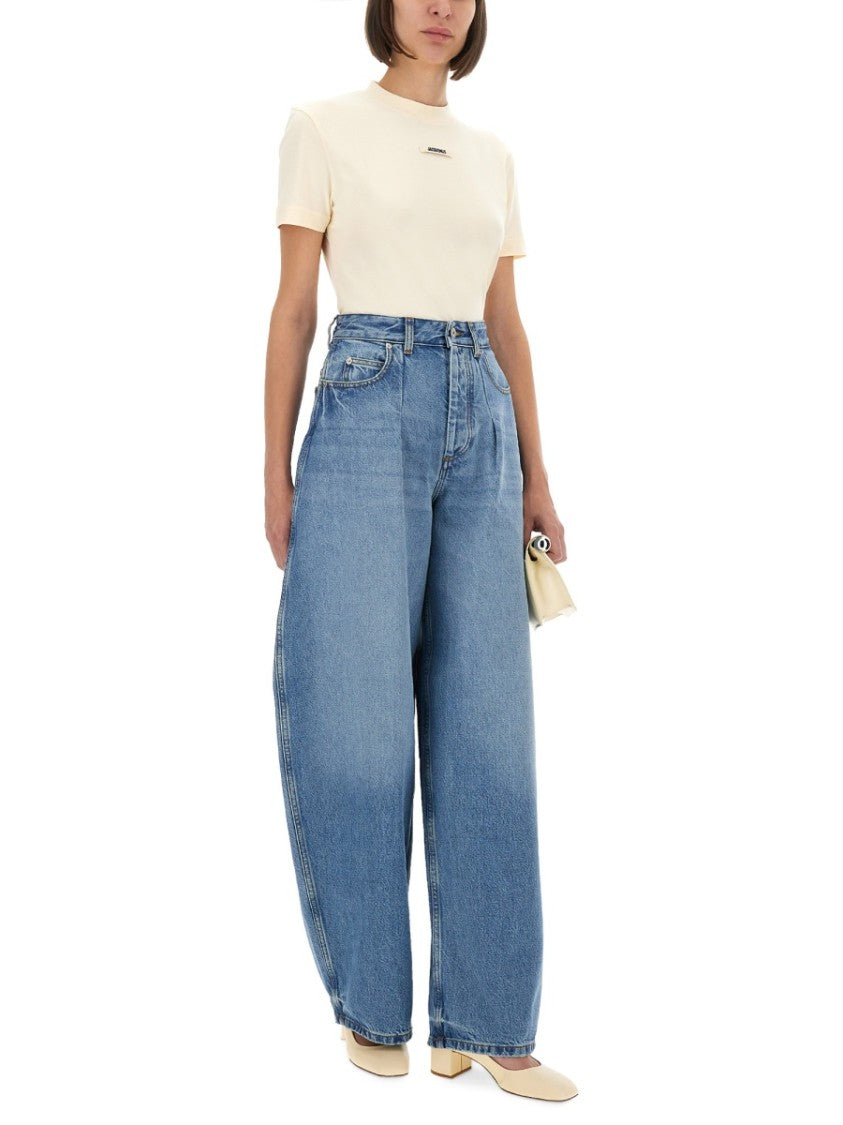 Jacquemus "De-Nimes Ovalo" Denim Pants
