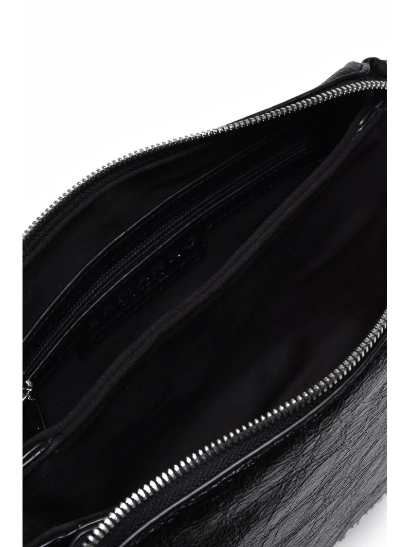 Ermanno Firenze Vivian Shoulder Bag With Adjustable Strap And Zip Closure