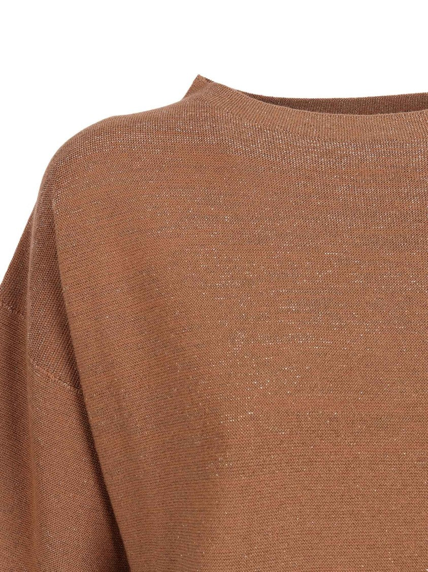 Fabiana Filippi Vimini Links Lurex Maxi T-Shirt