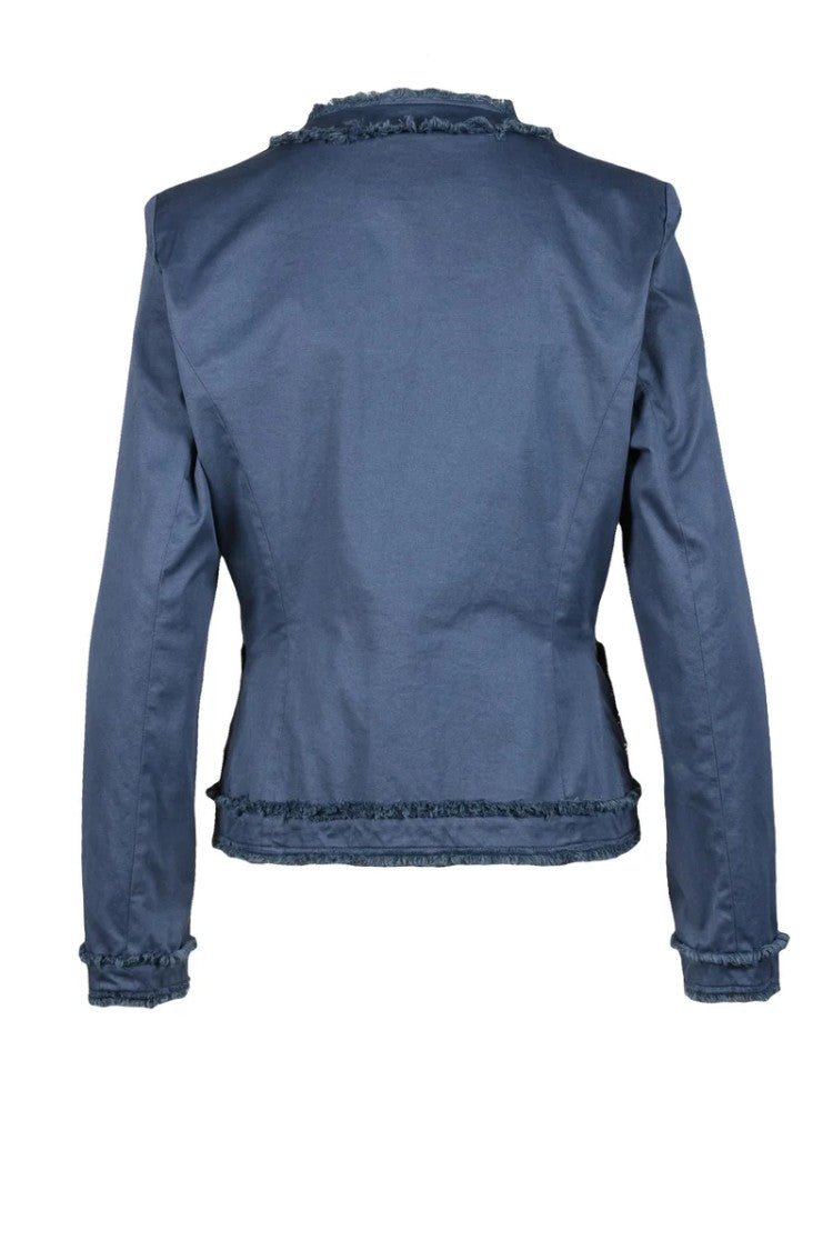 Bazar Deluxe Bazar Delux Cotton Blazer Jacket - Blue
