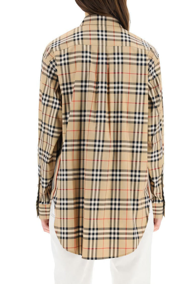 Burberry Classic Plaid Shirt With Utility Pockets