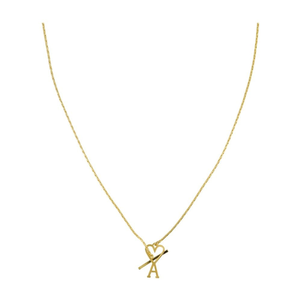 Ami Paris Adc Necklace - Metal - Gold