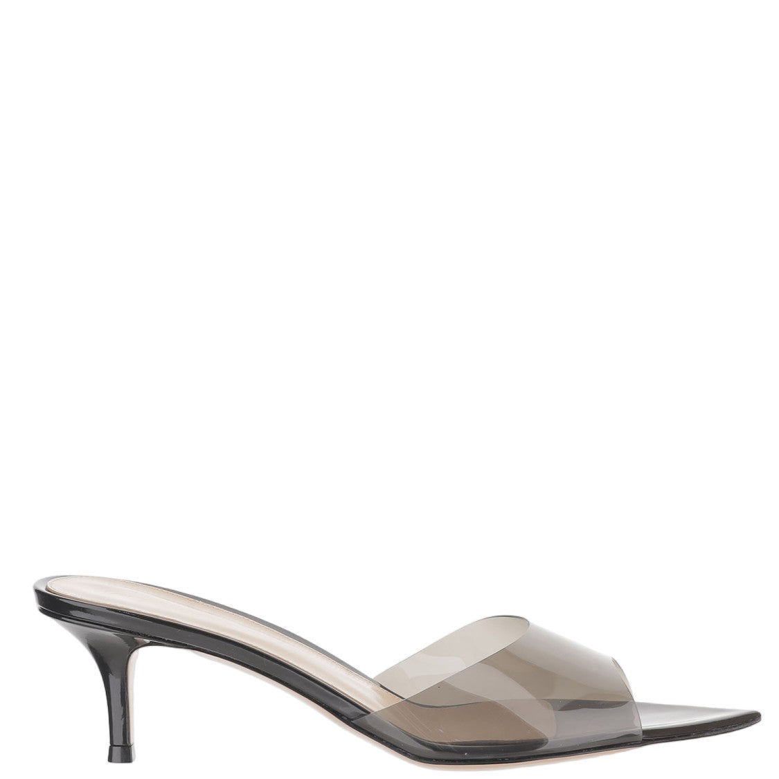 Gianvito Rossi Open-Toe Sandals With Transparent Strap And Pointed Design
