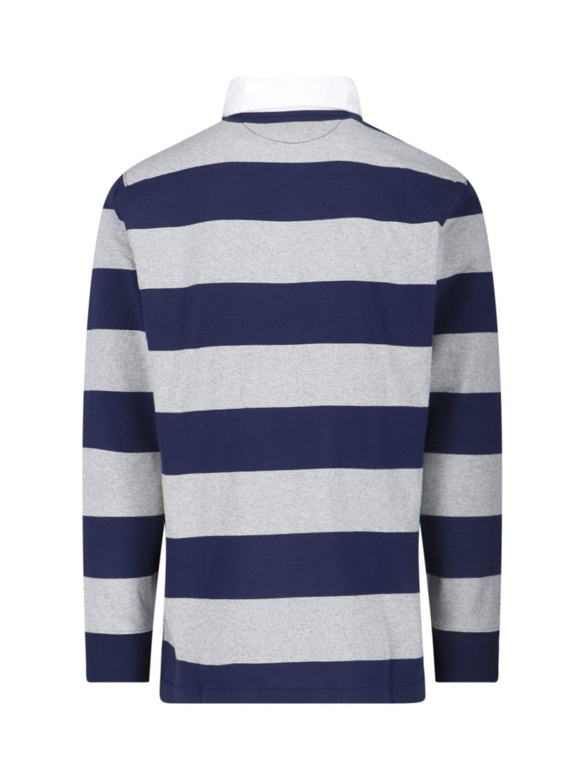 Polo Ralph Lauren "Rugby Shirt" Polo – Grey And Blue