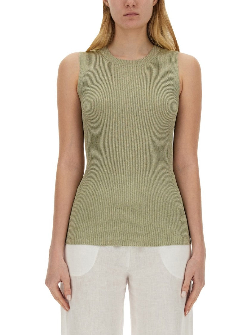Fabiana Filippi Ribbed Sleeveless Top