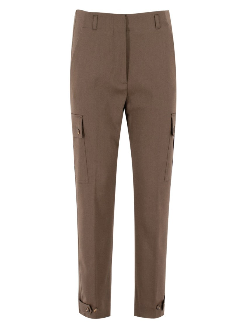 Kiton Brown Cargo Trousers