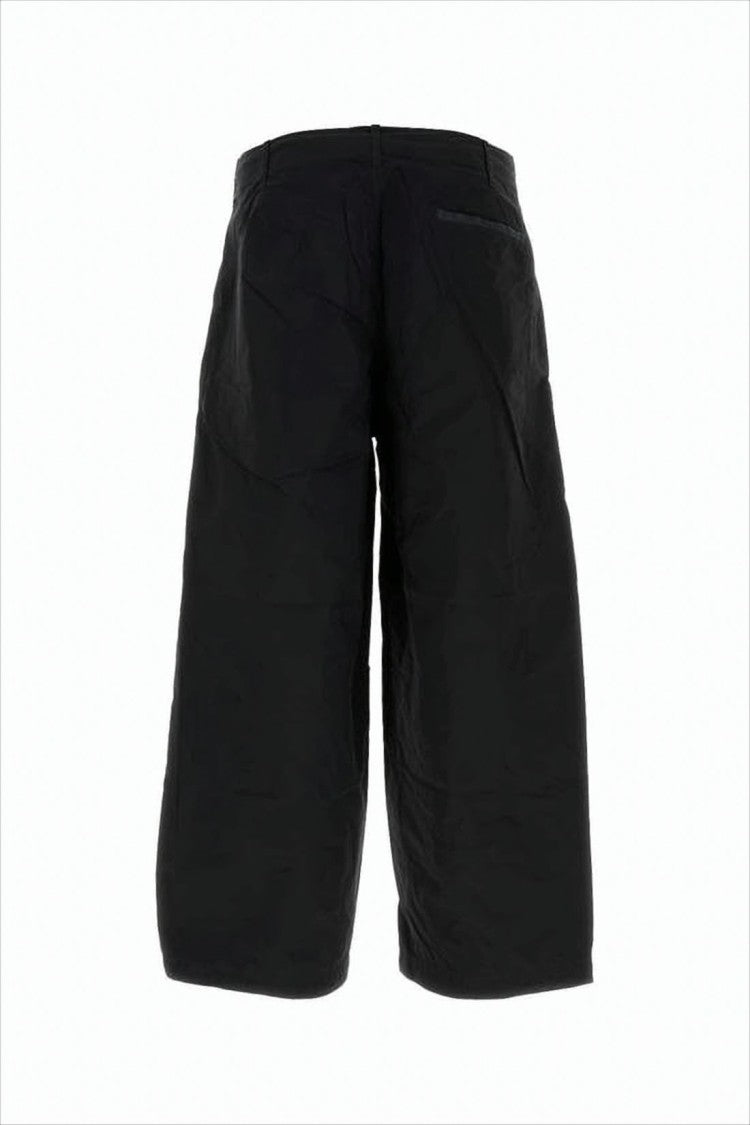 Ten C Straight-Leg Trousers With Wide Leg Design And Minimalist Aesthetic