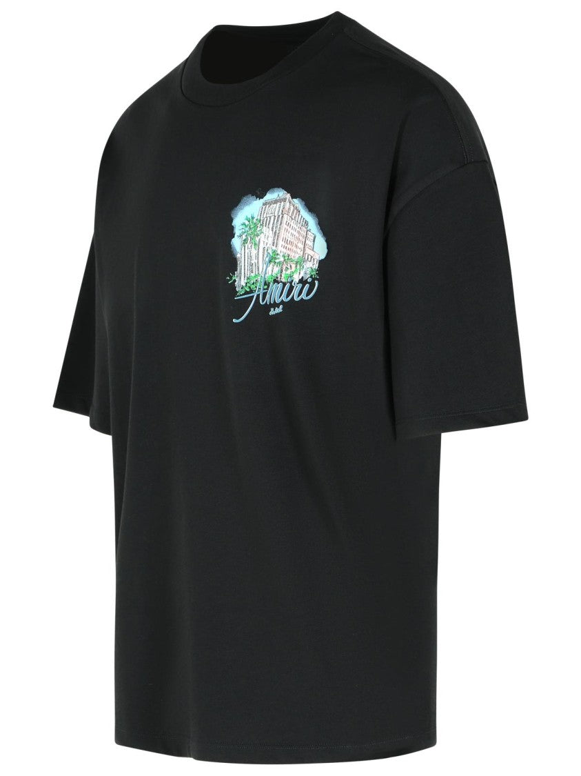 Amiri Black Cotton T-Shirt
