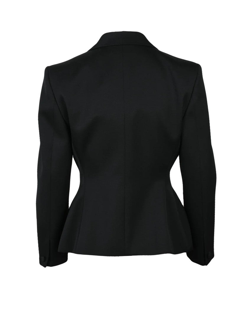 Givenchy Fitted Virgin Wool Jacket - Black