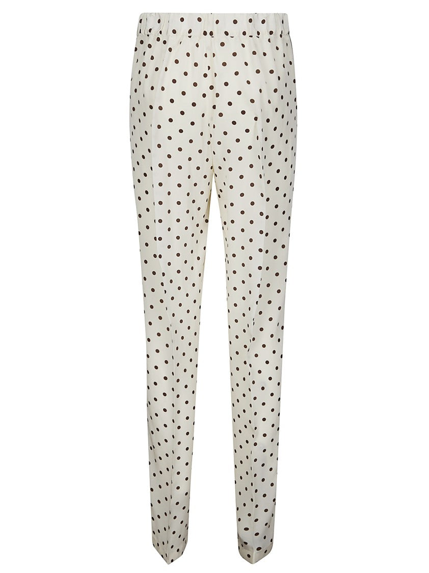 P.A.R.O.S.H. Polka Dot Silk Trousers