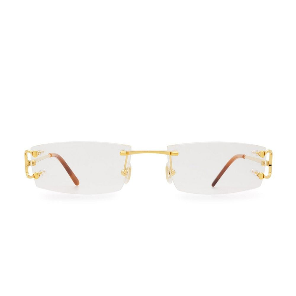 Cartier Ct0092o Decor C De Rectangular Rimless Eyeglasses