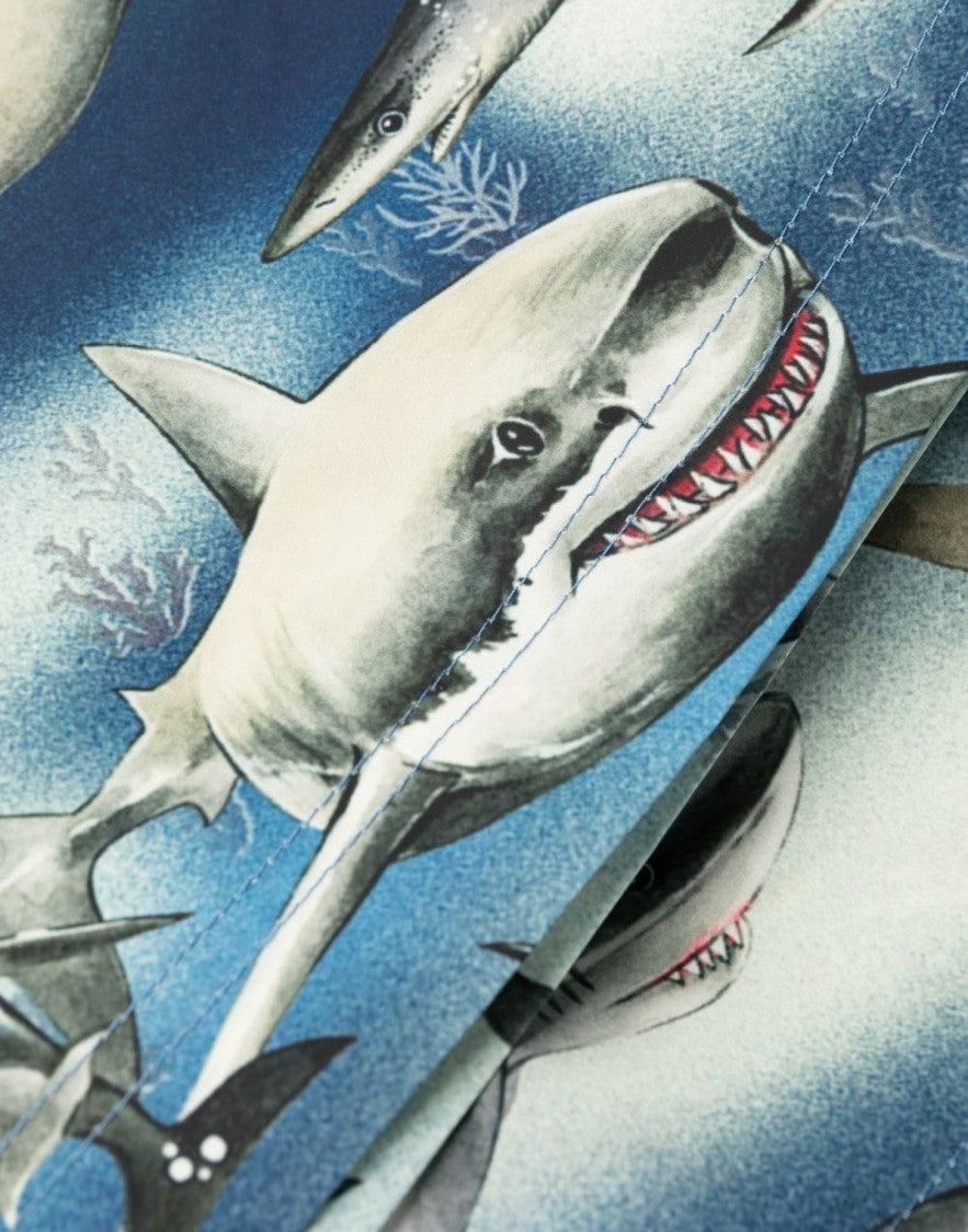 Palm Angels Shark Logo Swim Shorts