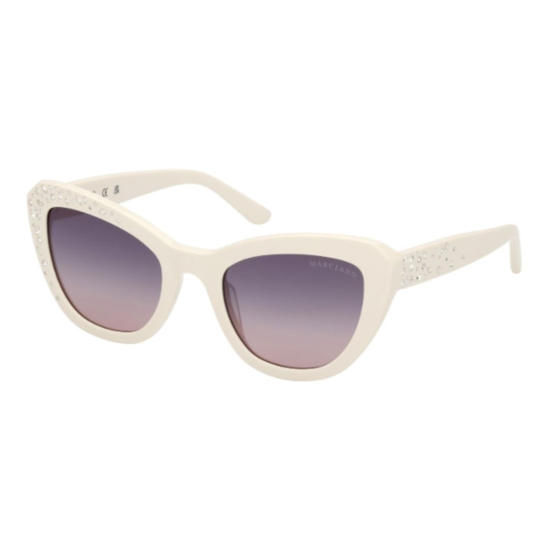 Guess By Marciano Gm00016 Cat-Eye Sunglasses With Glossy Acetate Frame
