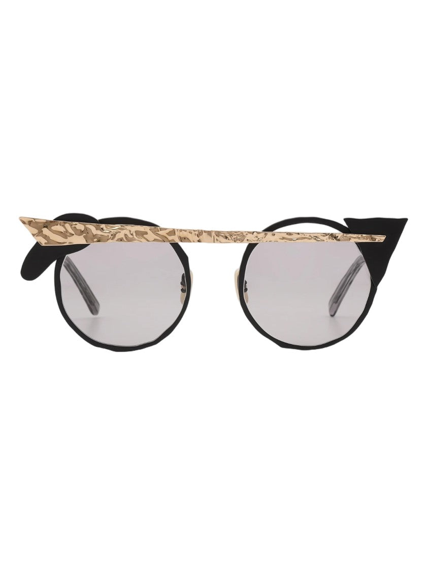 Masahiromaruyama Black Titanium International Fit 50 Mm Sunglasses