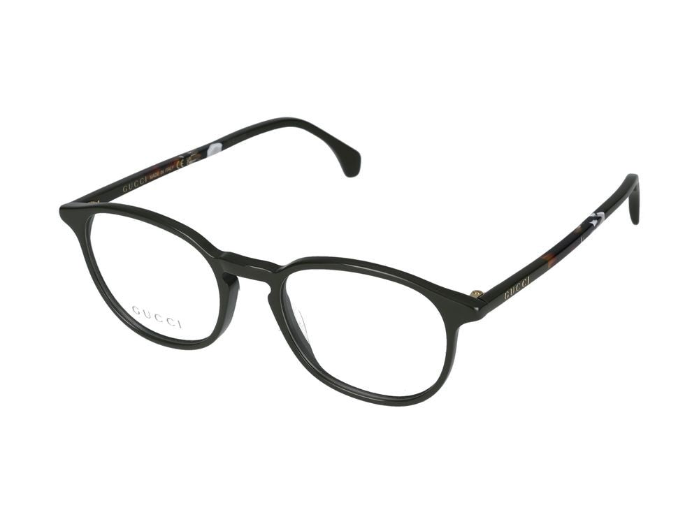 Gucci Green Tortoiseshell Accents Translucent Eyeglasses
