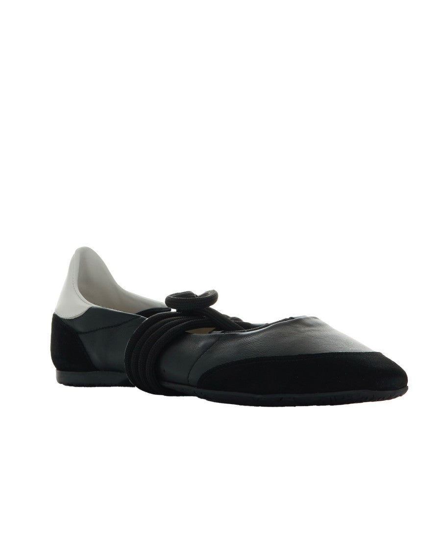 Patrizia Pepe Dancing Skin Black Ballet Flats