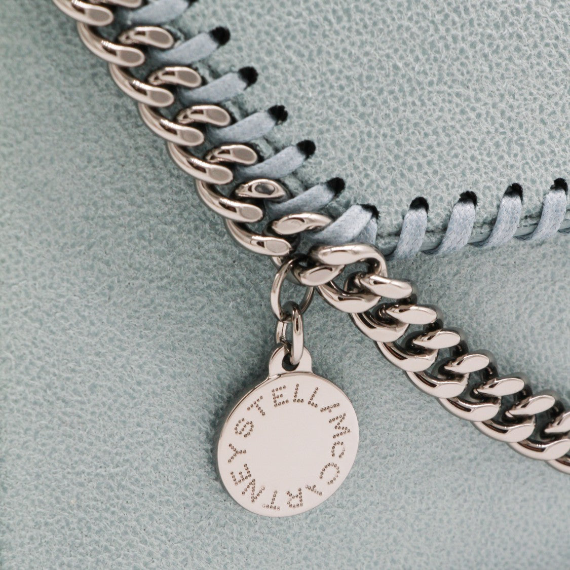 Stella Mccartney Rectangular Bag With Silver-Tone Chain Strap And Whipstitch Detail