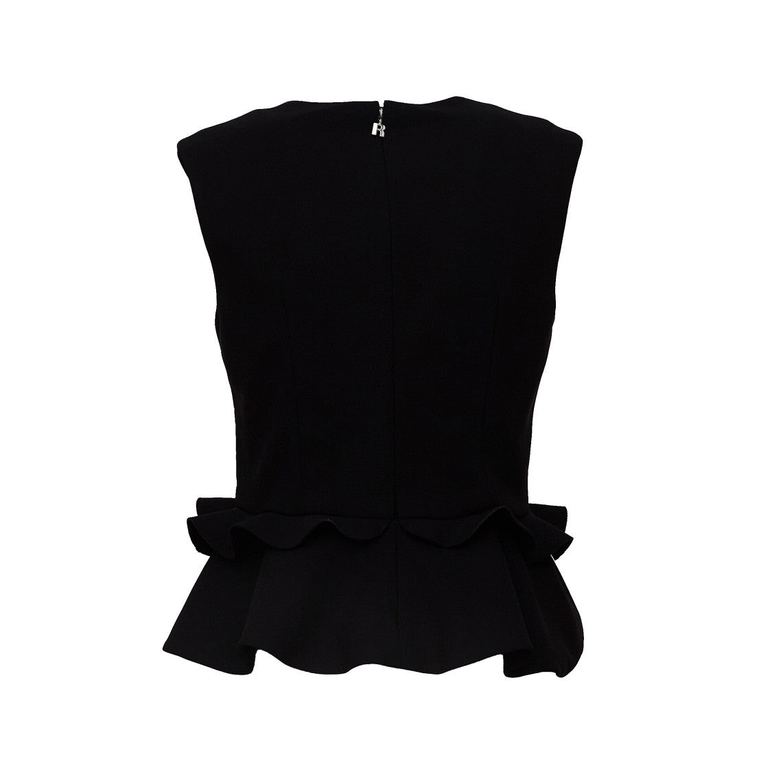 Rotate Fleuri Deep V-Neck Floral Peplum Top