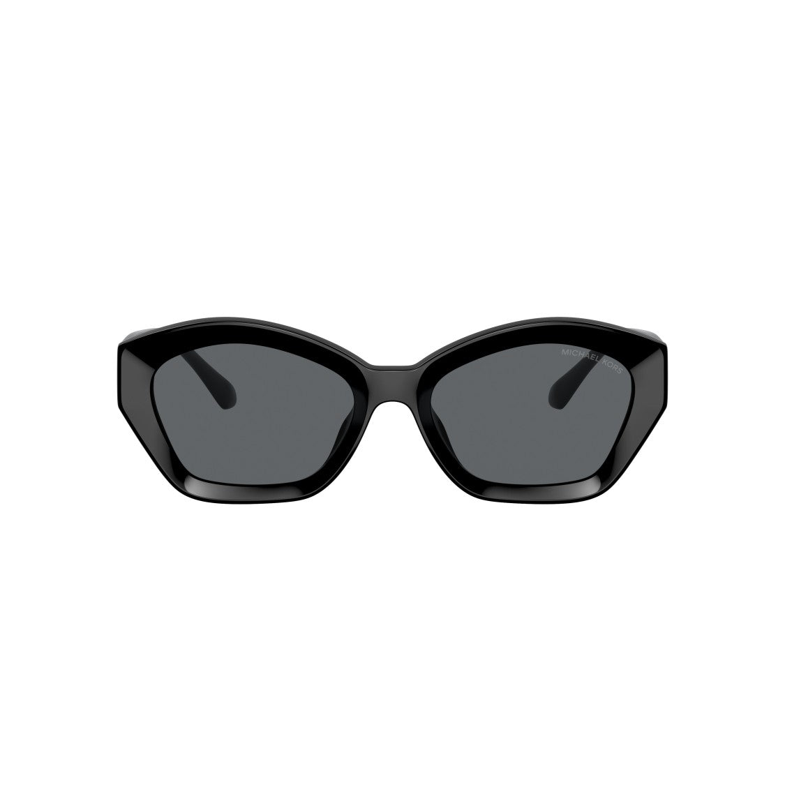 Michael Kors 0Mk2209u Angular Cat-Eye Sunglasses With Glossy Black Finish