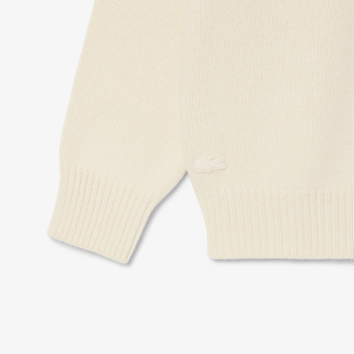 Lacoste Carded Wool Intarsia Sweater