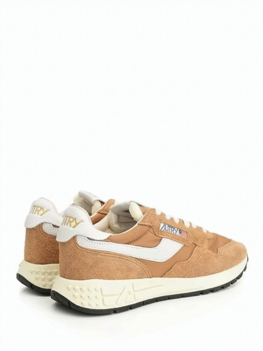 Autry Low-Top Suede And Nylon Sneakers With Classic Lace-Up Design