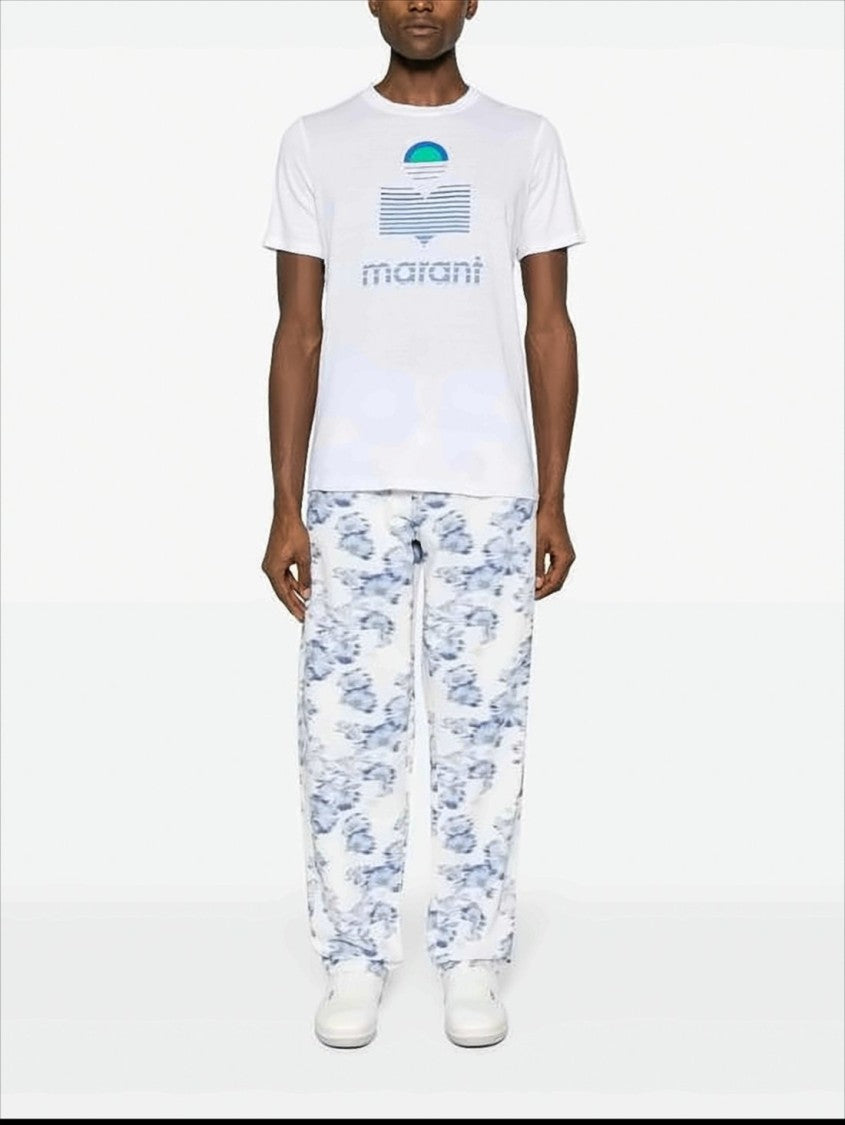 Isabel Marant Relaxed Fit Short-Sleeved Graphic T-Shirt