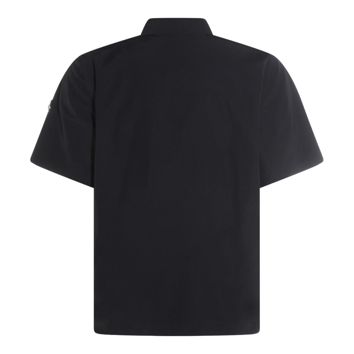 Moose Knuckles Button-Up Black Shirt With Pointed Collar
