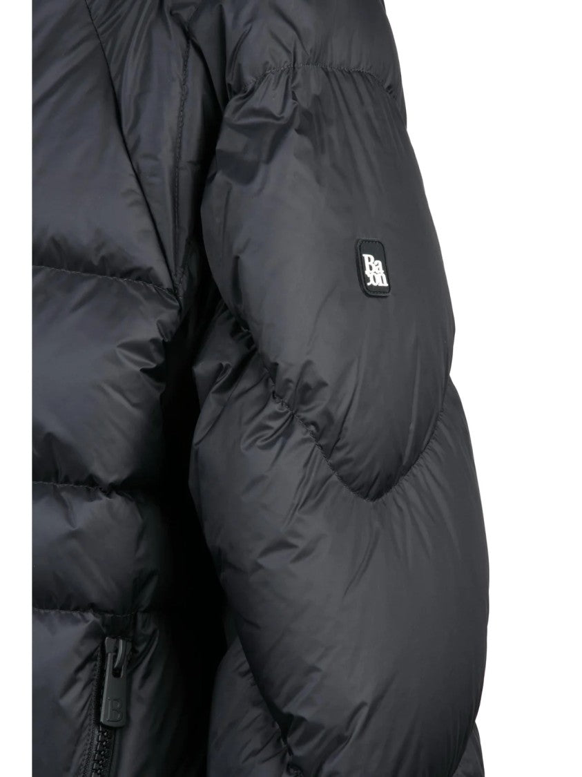 Bacon Black Polyamide Owl Down Jacket