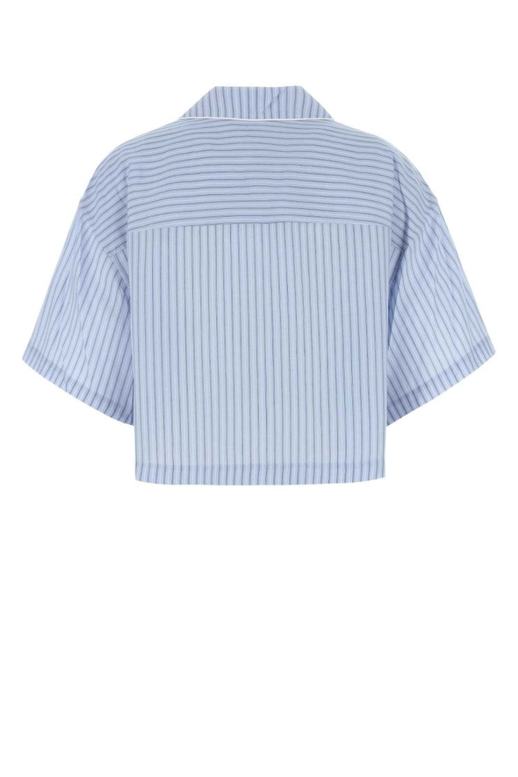 T By Alexander Wang Embroidered Lyocell Shirt