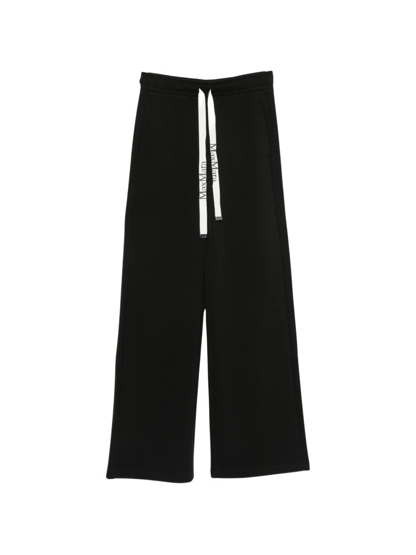 Max Mara Smmbali High-Waisted Drawstring Wide-Leg Pants