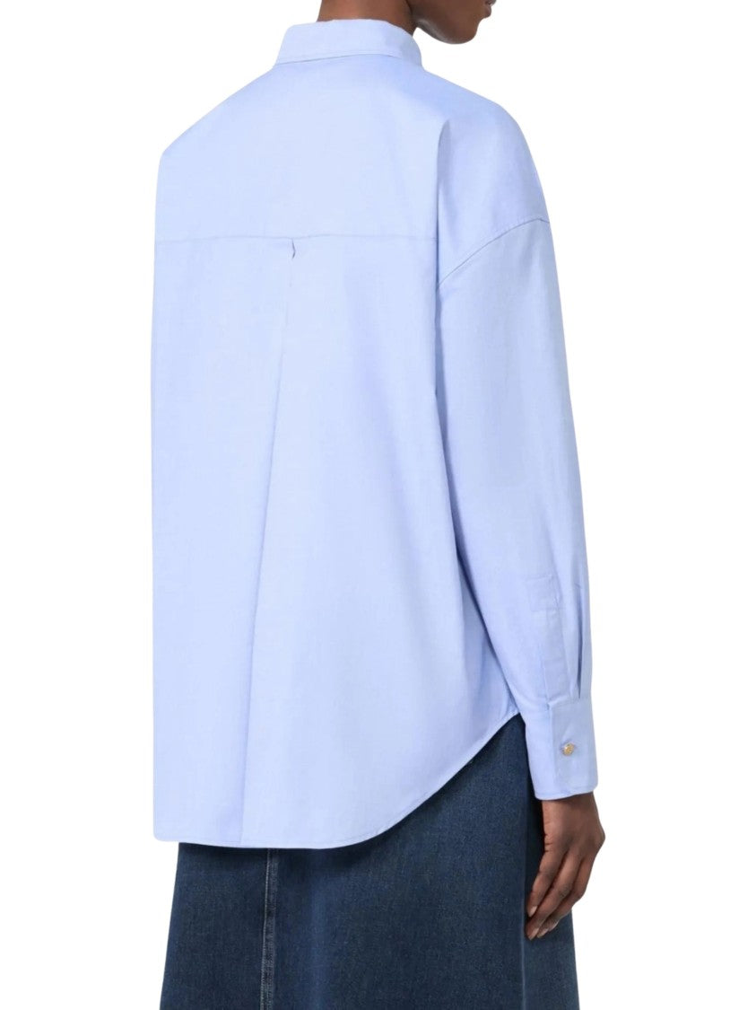 Max Mara White Volonta Cotton Flowing Classic Shirt