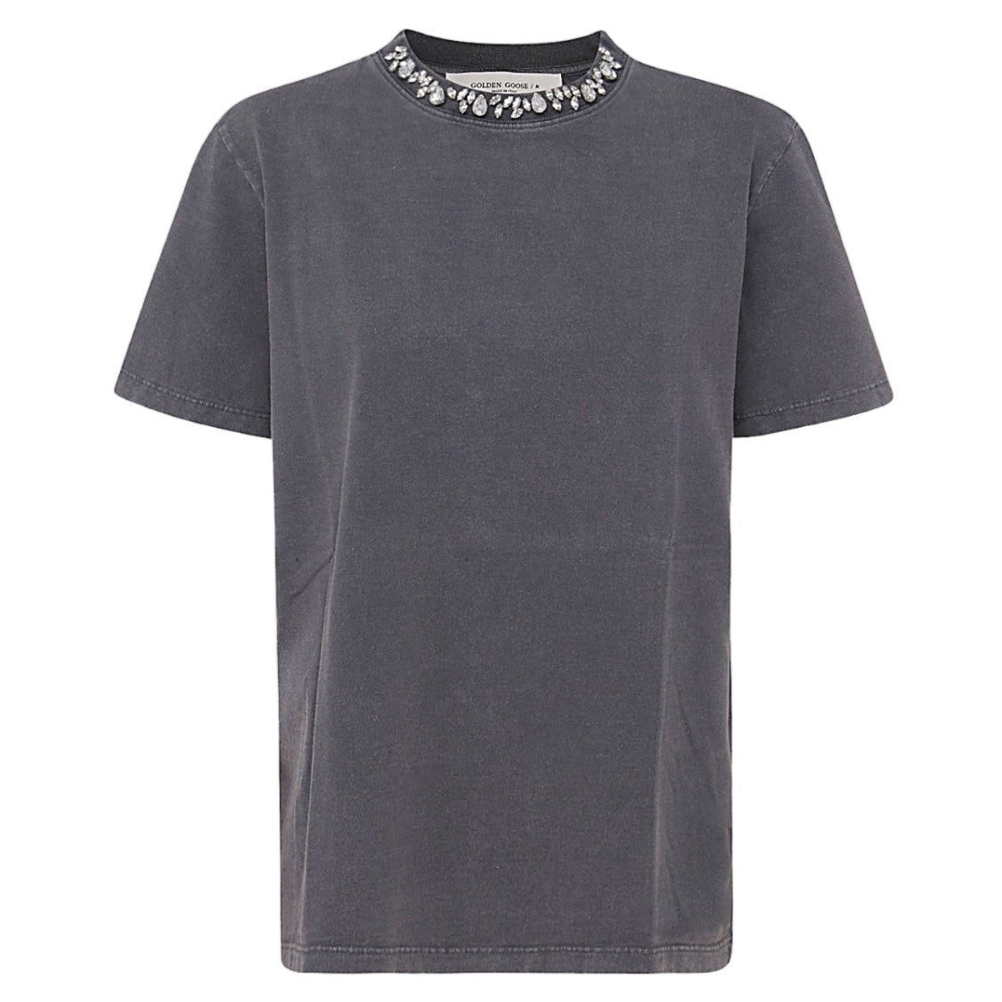 Golden Goose Short-Sleeved Embellished Cotton T-Shirt
