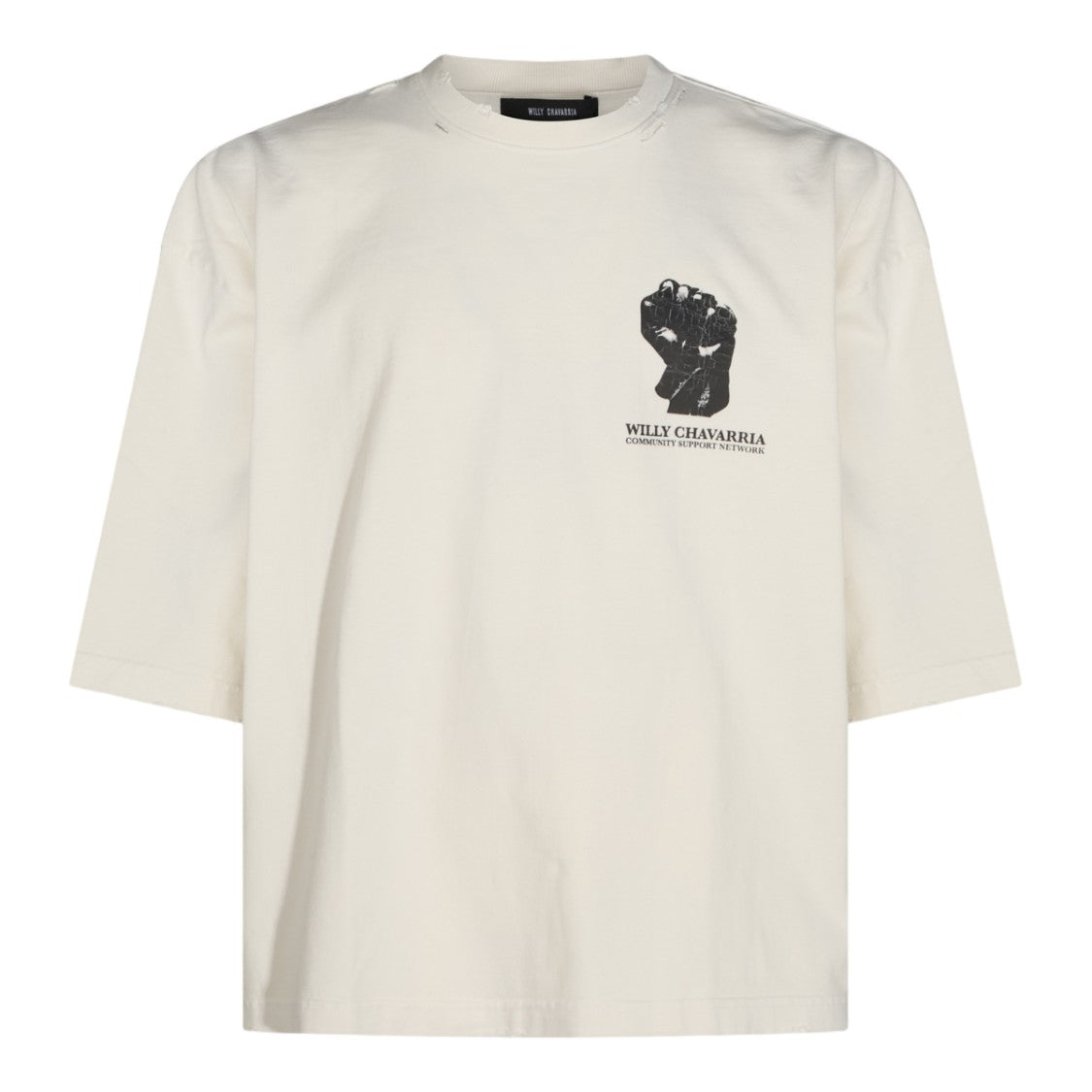 Willy Chavarria Loose-Fit Graphic Printed T-Shirt