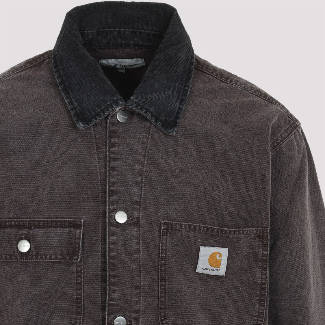 Carhartt Wip Mitch Shirt Black Cotton Jacket