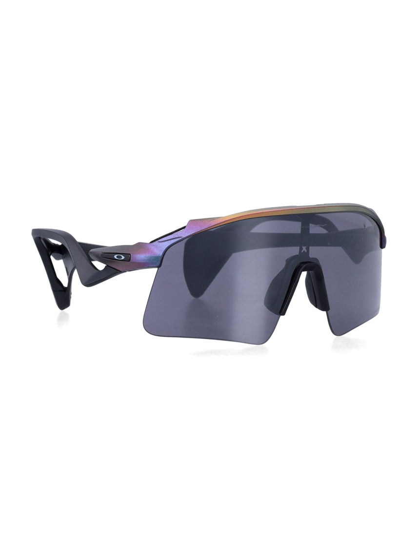 Oakley Wraparound Sunglasses With Flexible O-Matter™ Frame And Adjustable Nose Bridge