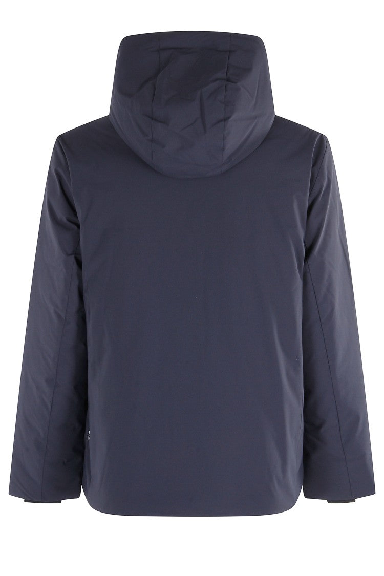 Save The Duck Padded Jacket With Hood And Button Closure